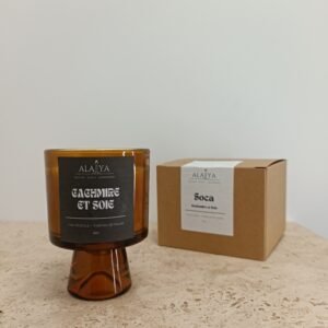 Bougie cachemire et soie