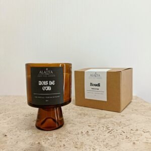 Bougie bois de oud