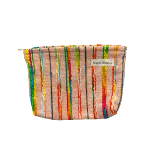 Pochette rayures colorées